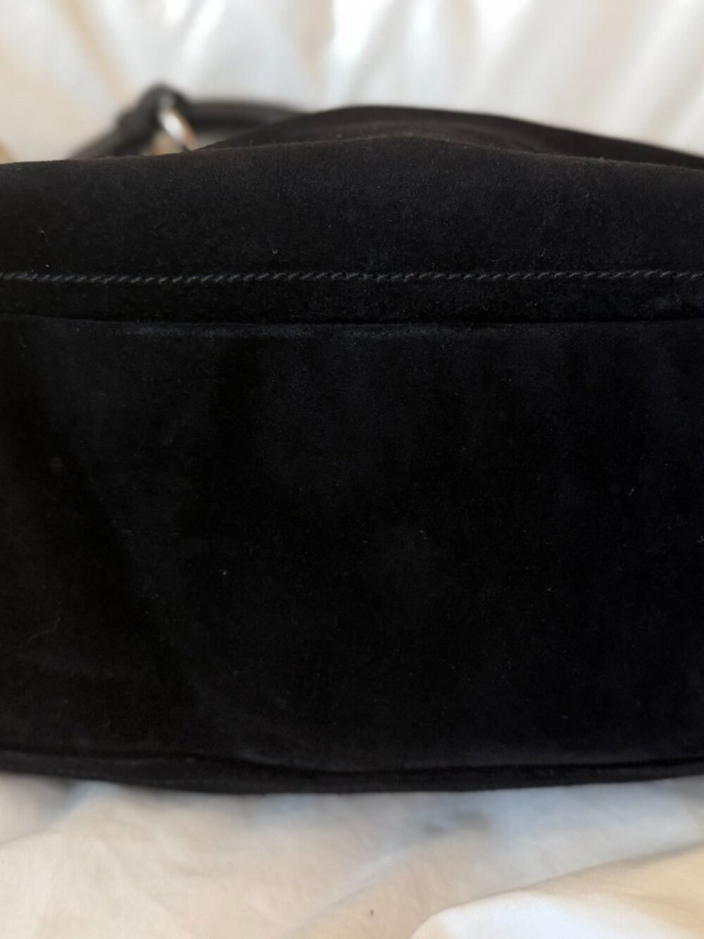 PRADA black Suede Hobo bag - Picture 9 of 9